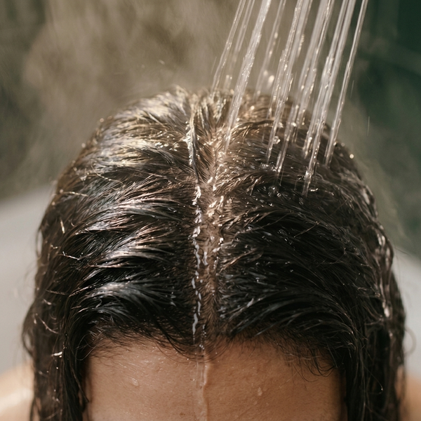Mouillez vos cheveux.